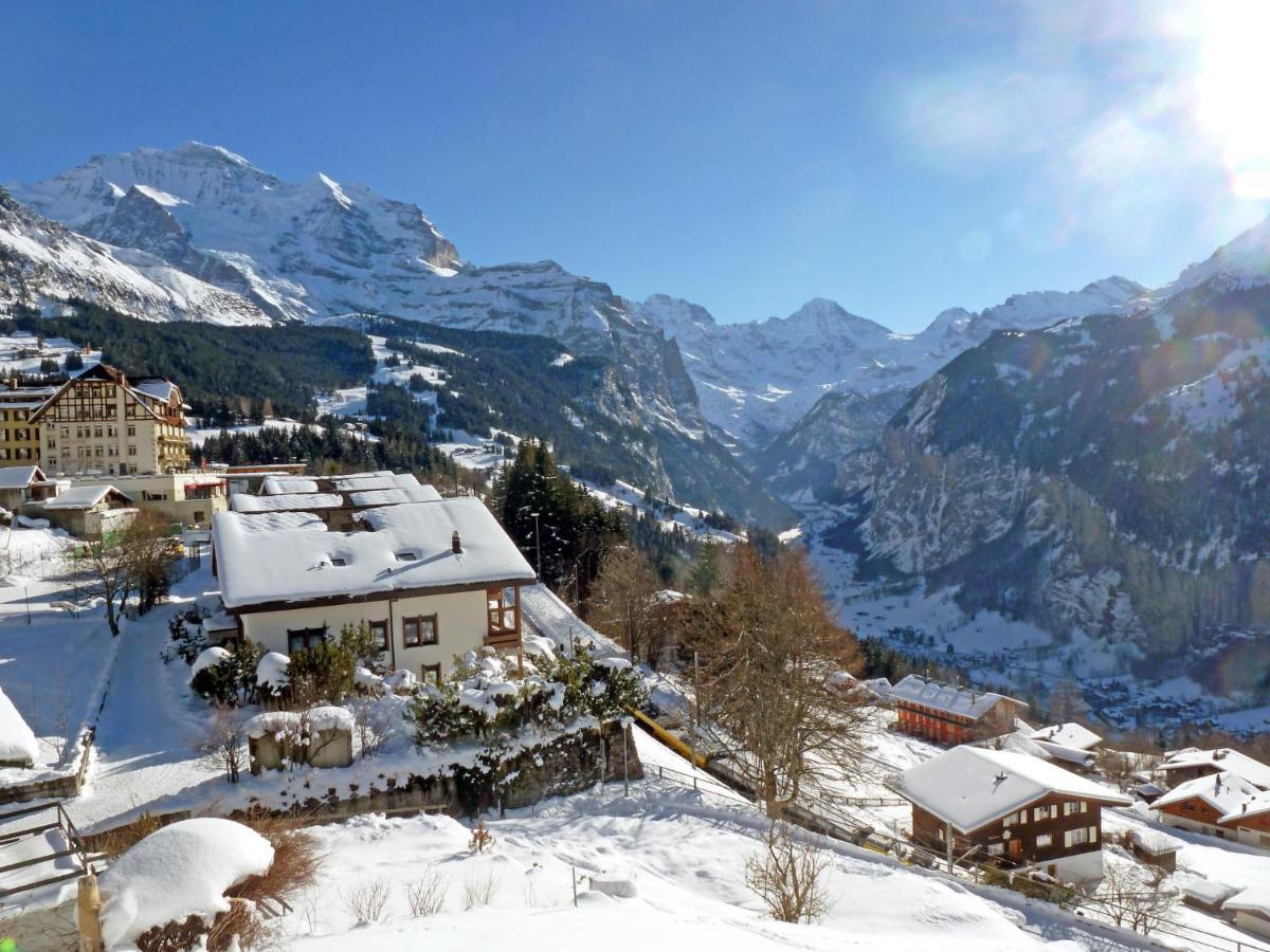 Apartment Bristol Apt-K By Interhome Wengen Exteriör bild